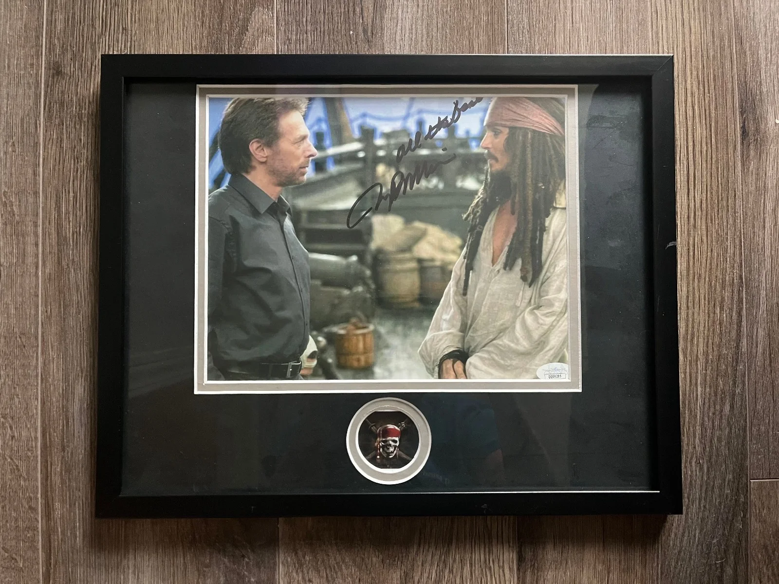 Jerry Bruckheimer — Jerry Bruckheimer Autogaphed Framed Collage (12 x 15 in) with JSA COA Pirates