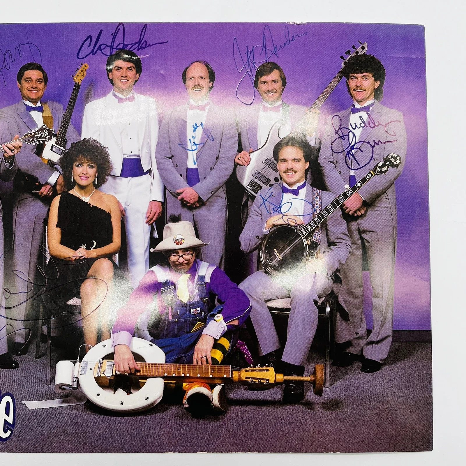 Jubilee Band Signed Promo Photo Autographed Vintage Music Group 9 Member, изображение 4