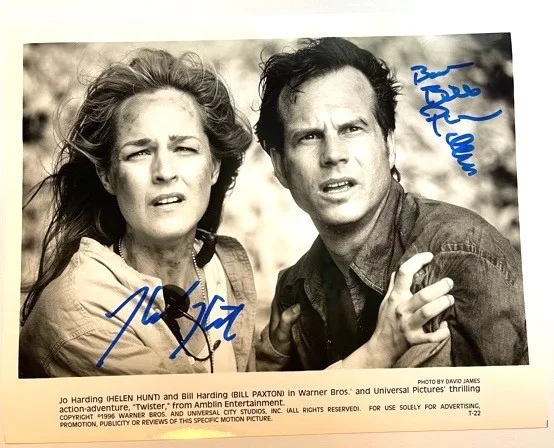 Cast — TWISTER vintage photos cast signed tornado storm chasers HELEN HUNT BILL PAXTON, изображение 2