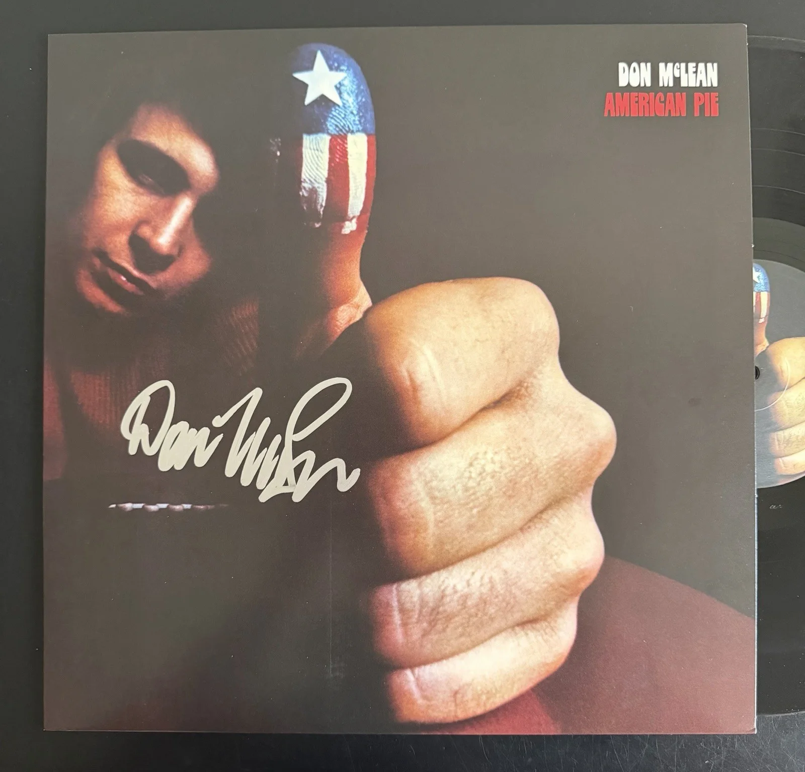 DON MCLEAN SIGNED ‘AMERICAN PIE’ VINYL RECORD ALBUM LP JSA COA, изображение 2