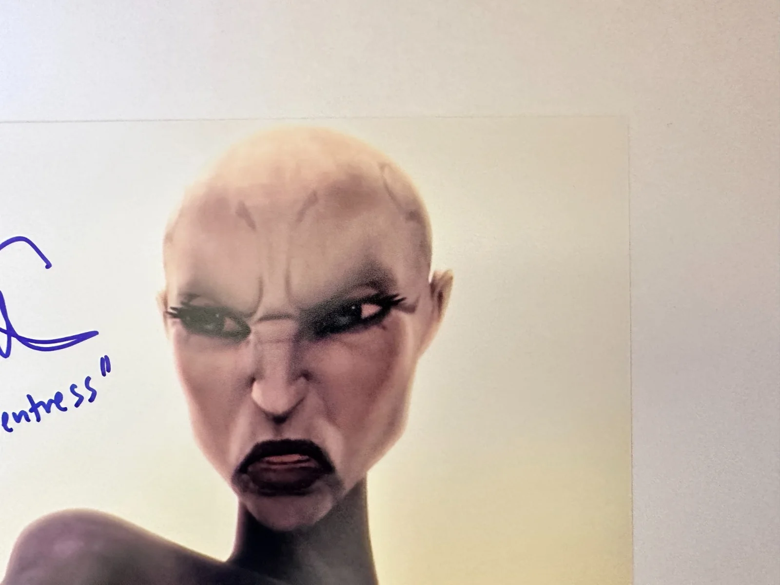 Nika Futterman — Nika Futterman Signed 8x10 Star Wars: The Clone Wars Asajj Ventress Autograph, изображение 3