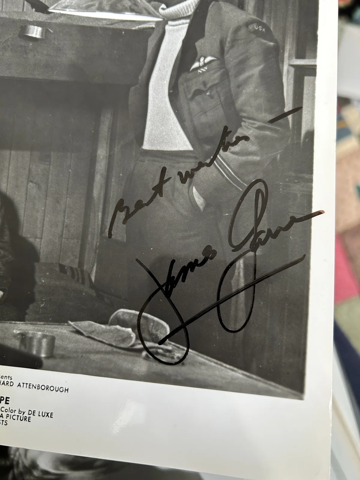 James Garner — James Garner SIGNED THE GREAT ESCAPE 8X10 Original Still Photo 1963, image 5