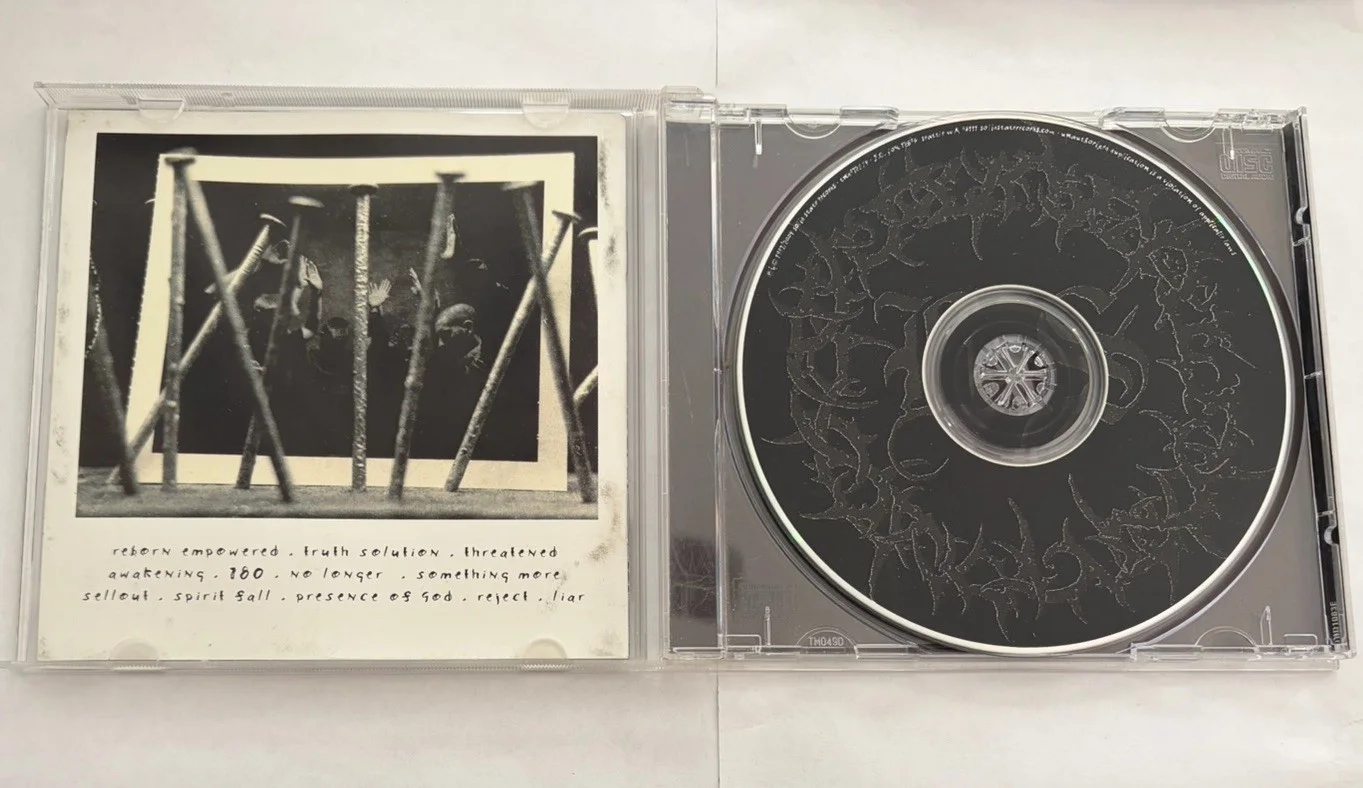 Living Sacrifice 1997 Reborn Signed Autographed 2004 Solid State Re-release CD, image 4
