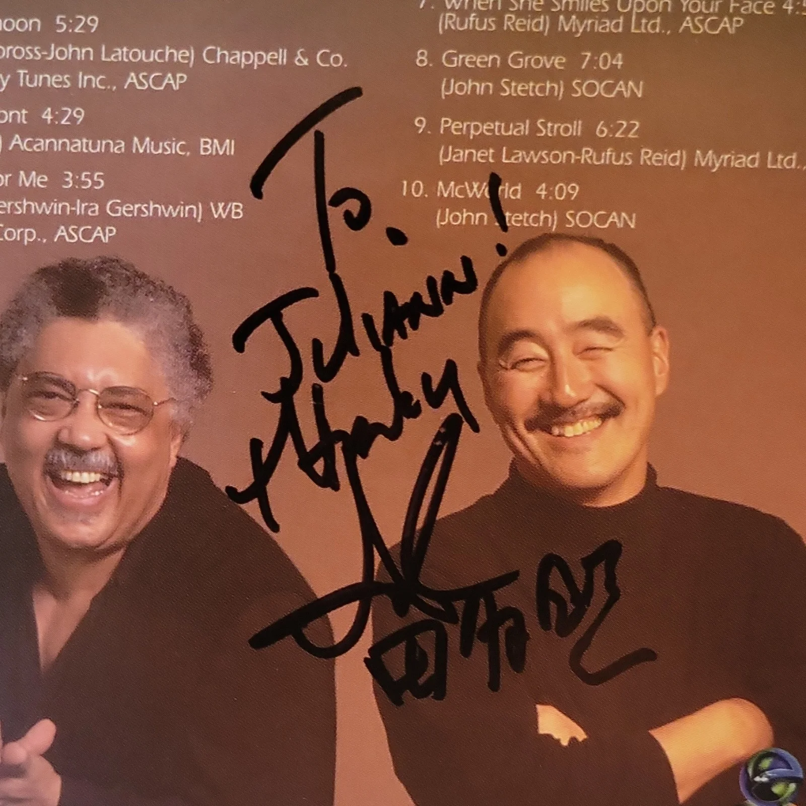 TanaReid Signed CD Back To Front with Booklet autographed, image 2