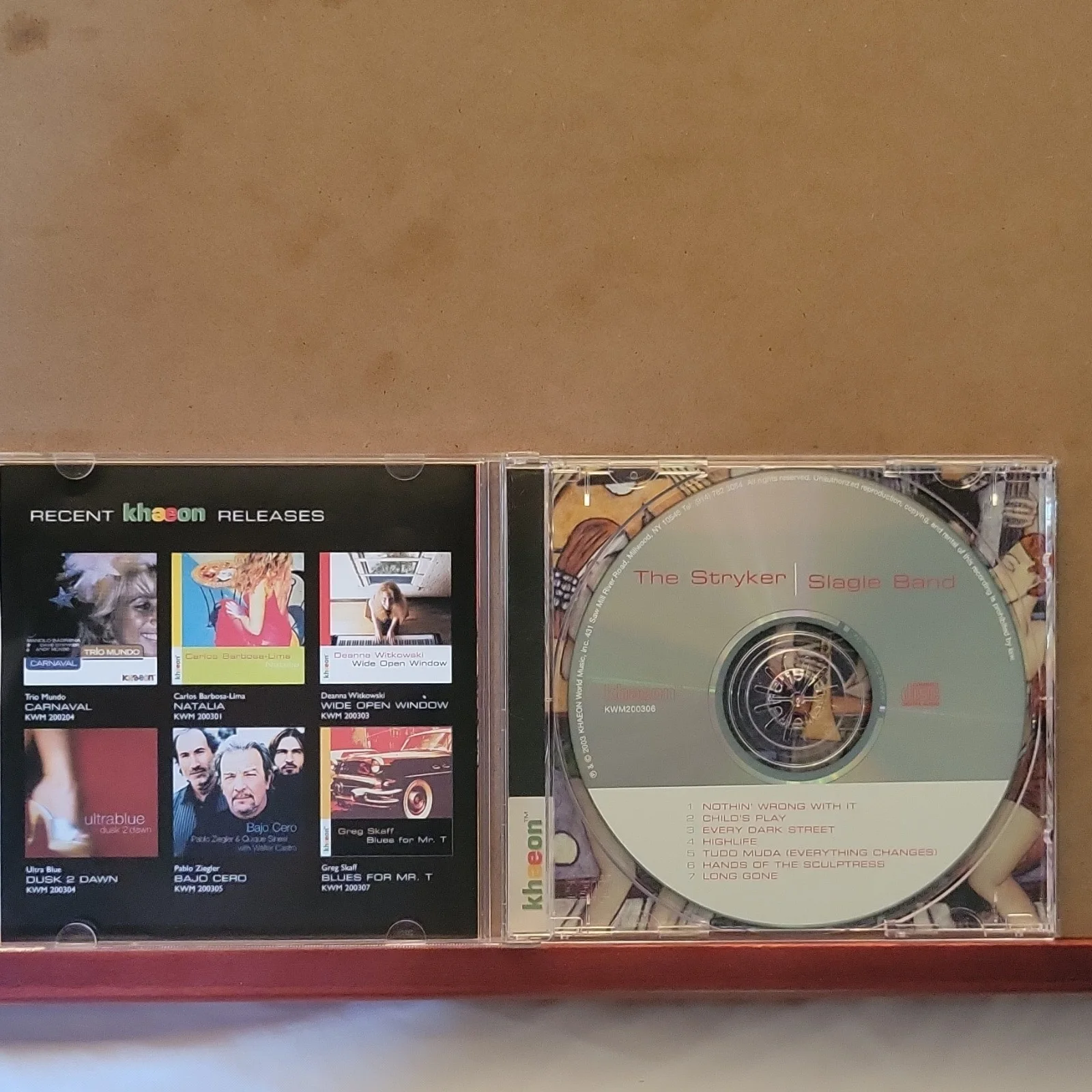 The Stryker / Slagle Band Signed CD with Booklet autographed, image 2