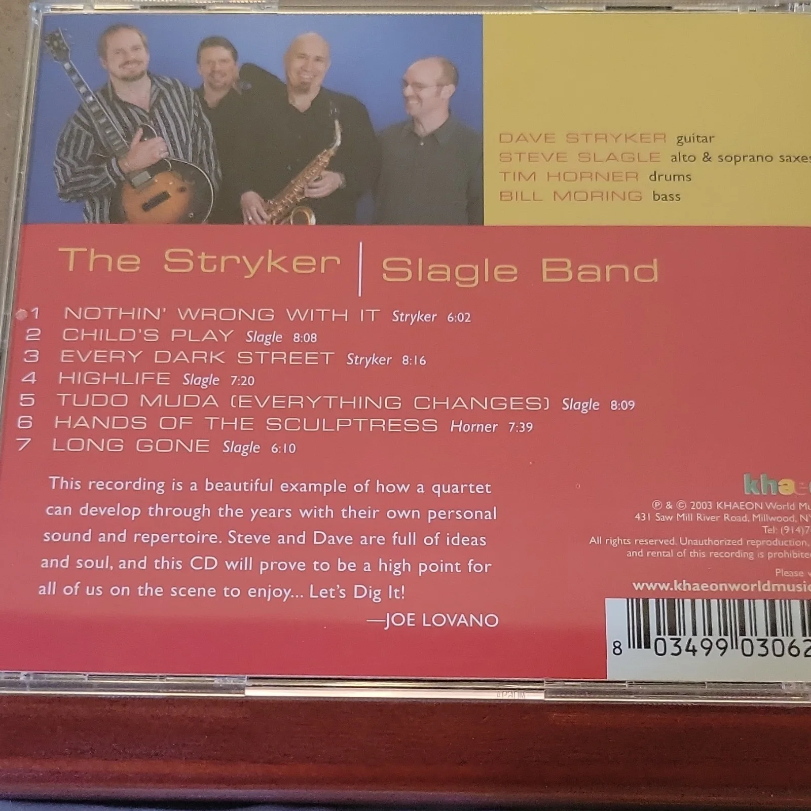 The Stryker / Slagle Band Signed CD with Booklet autographed, image 3