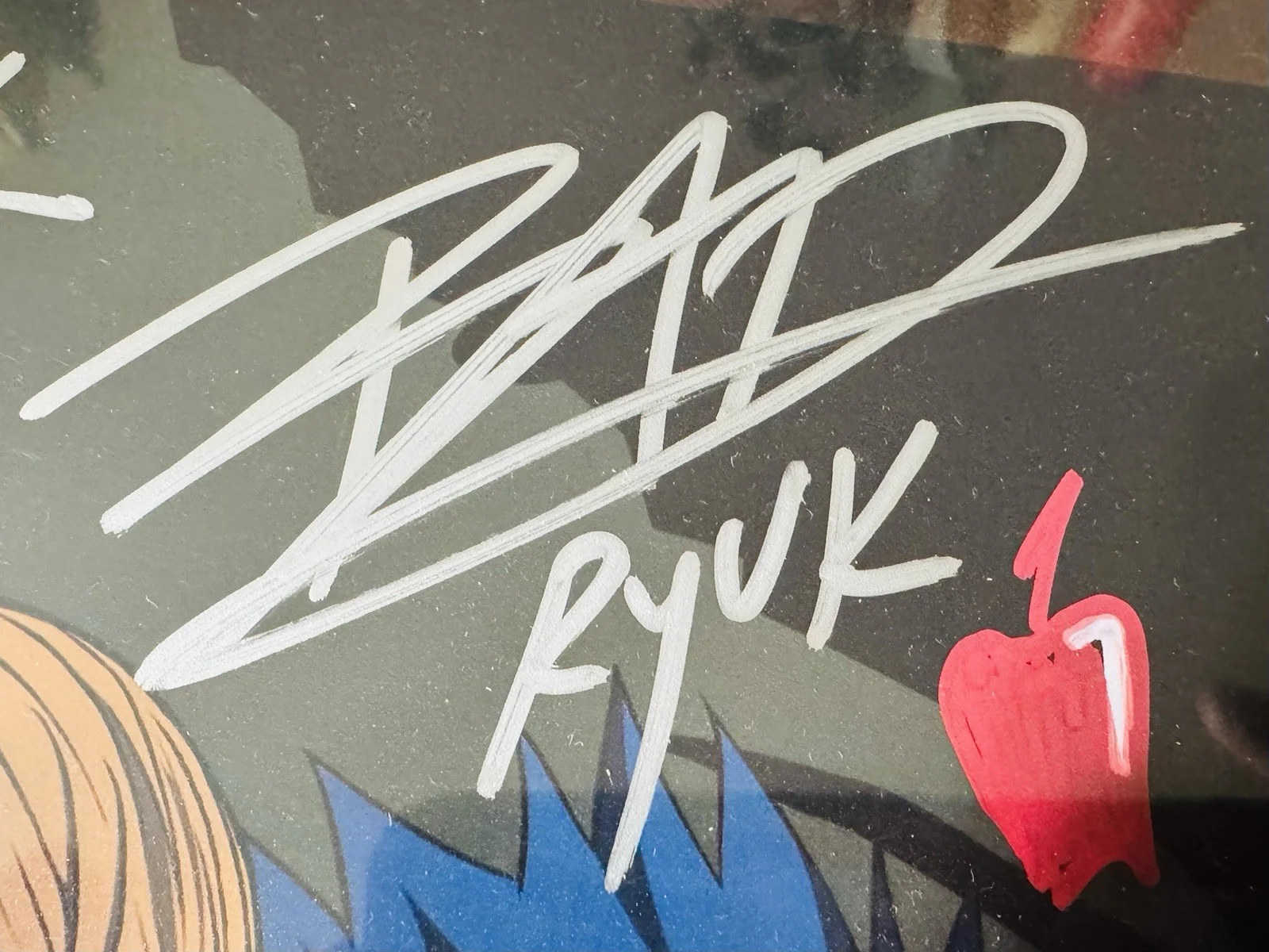 Alessandro Juliani, Brian Drummond, Brad Swaile — Signed Death Note Cast 8.5x11 Photo Juliani, Drummond, Swaile JSA COA, изображение 3