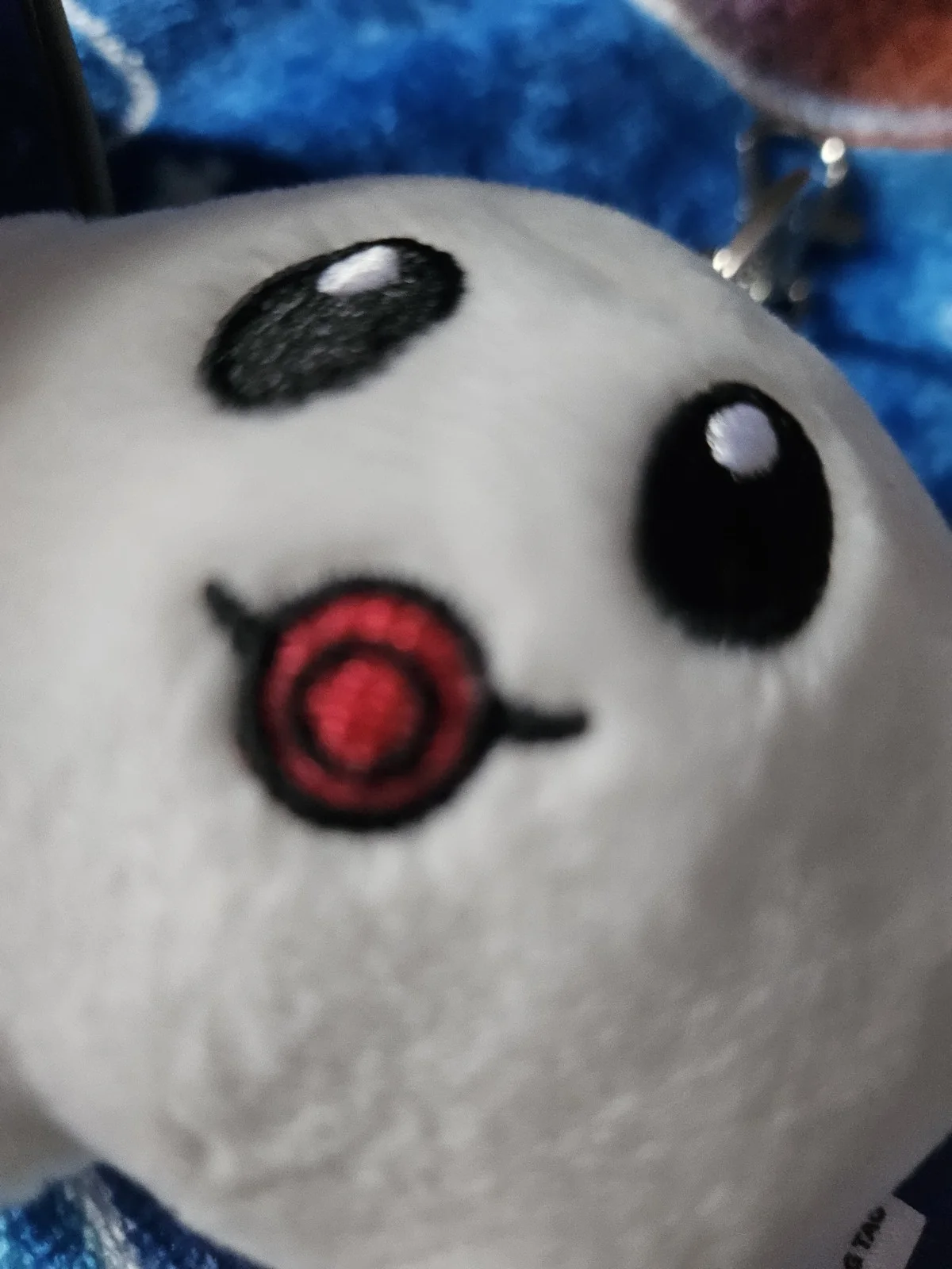 *RARE* WHITE LUMA STAR PLUSH KEYCHAIN SUPER MARIO GALAXY MOVIE UK CINEMA MERCH!!, изображение 3