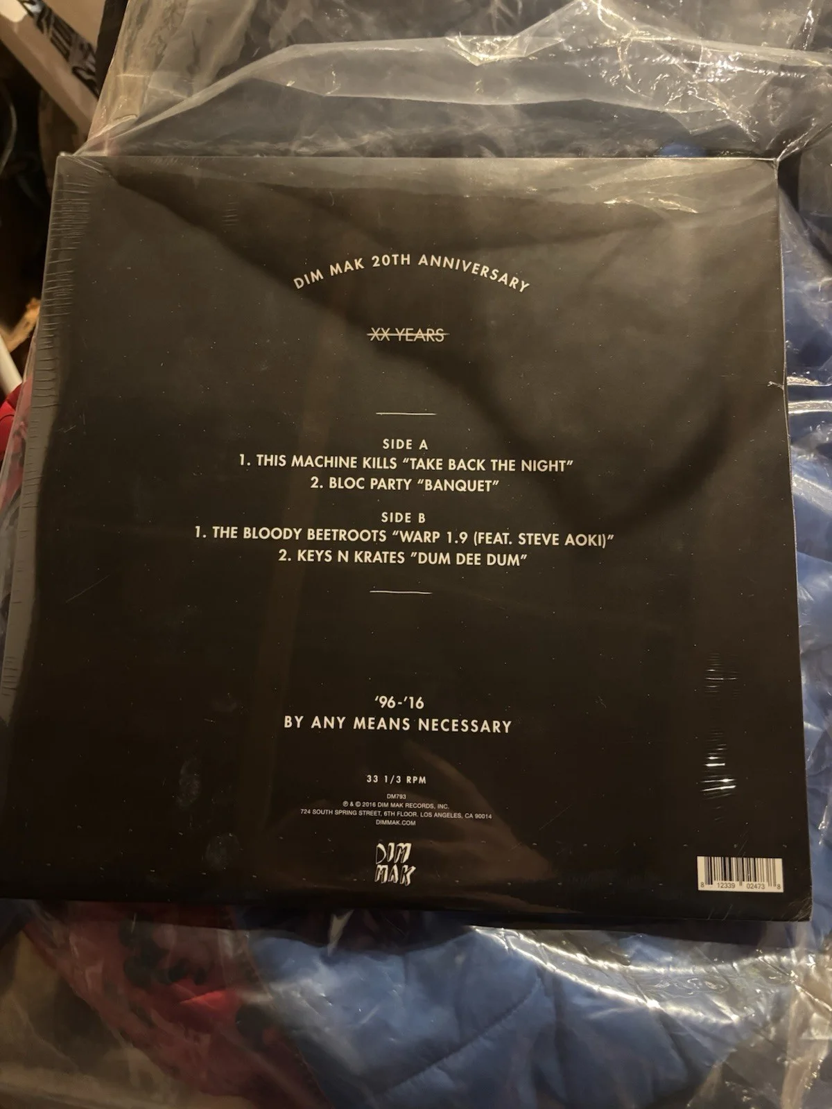 Steve Aoki Signed Dim Mak Record Limited Edition, image 2