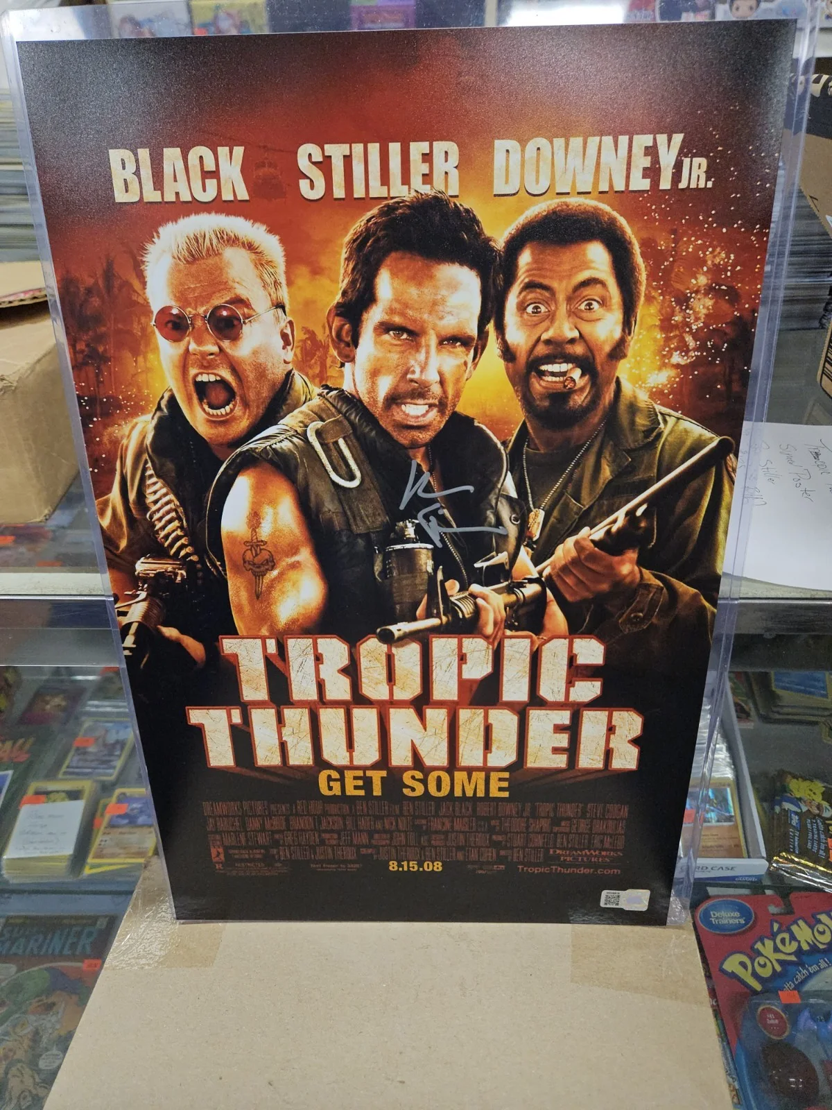 Ben Stiller Hand Signed Tropic Thunder 11 x 17 Photo OC Celebrity Authentics, изображение 2