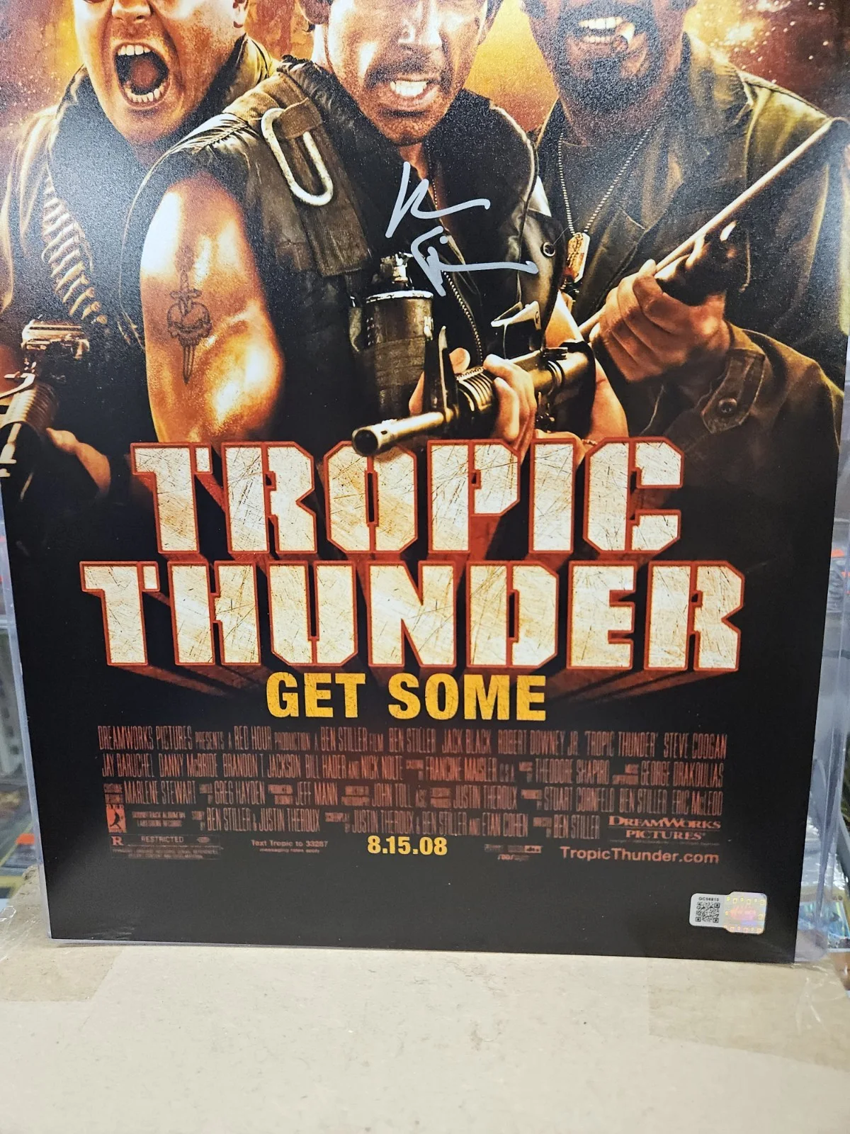 Ben Stiller Hand Signed Tropic Thunder 11 x 17 Photo OC Celebrity Authentics, изображение 4