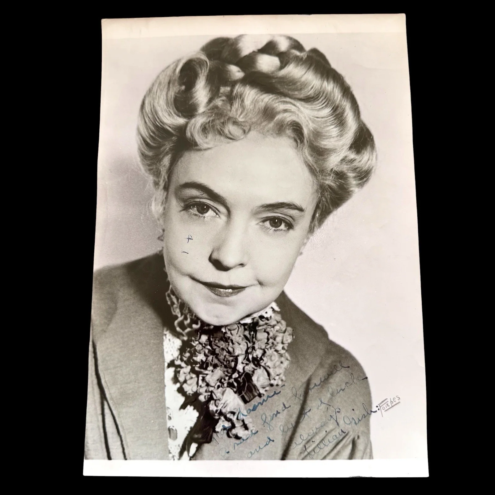 Lillian Gish — Lillian Gish Signed Autograph Photo Sea Cliff Summer Theatre 1954 Vintage 8x10