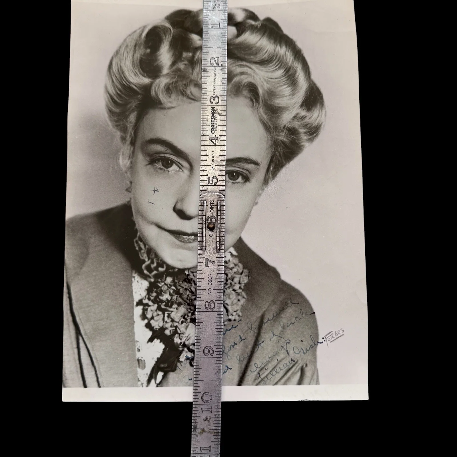 Lillian Gish — Lillian Gish Signed Autograph Photo Sea Cliff Summer Theatre 1954 Vintage 8x10, изображение 5