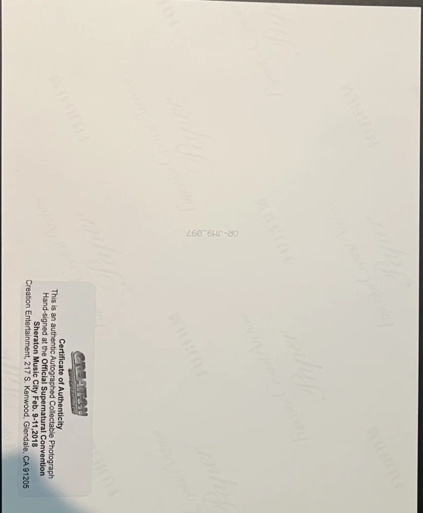 Joseph Morgan — Joseph Morgan 8x10 Autograph with Certificate of Authenticity | Klaus Mikaelson, image 2