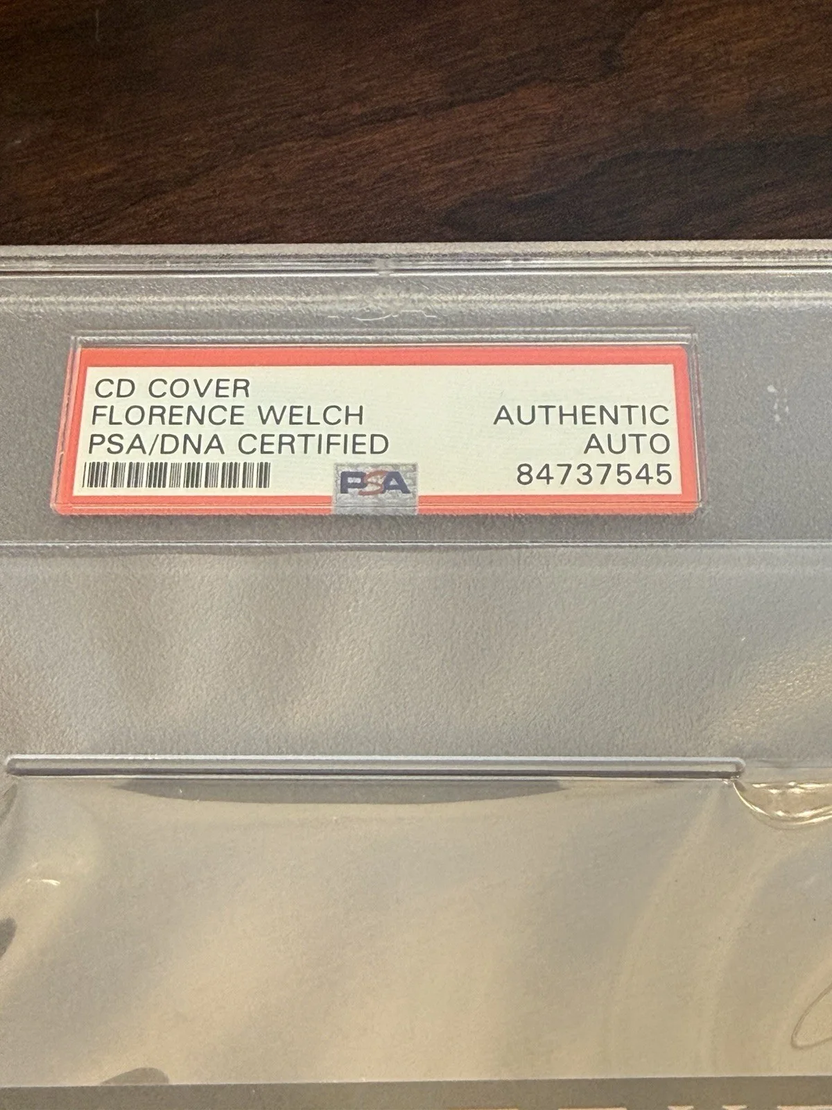 Florence Welch Signed cd Insert PSA!!, image 3