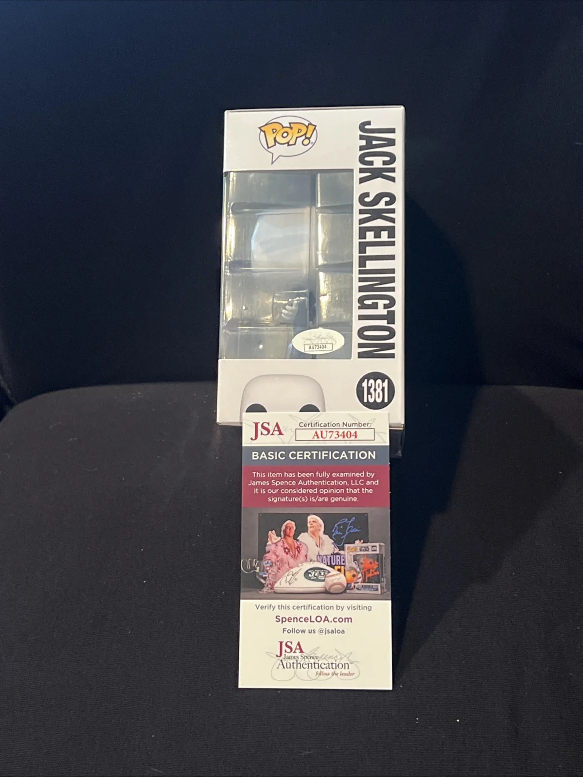 Chris Sarandon — Autógrafo assinado por Chris Sarandon Funko Pop Jack Skellington autenticação JSA, изображение 3