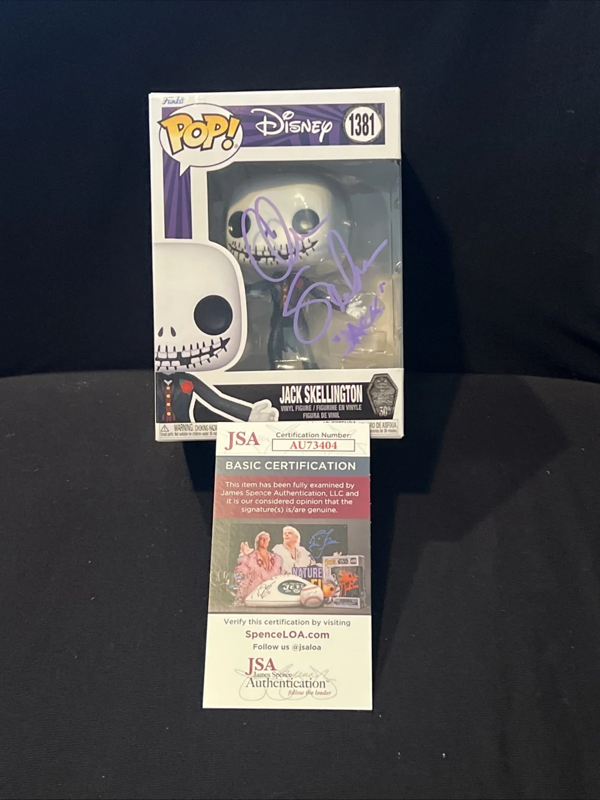 Chris Sarandon — Autógrafo assinado por Chris Sarandon Funko Pop Jack Skellington autenticação JSA, изображение 4