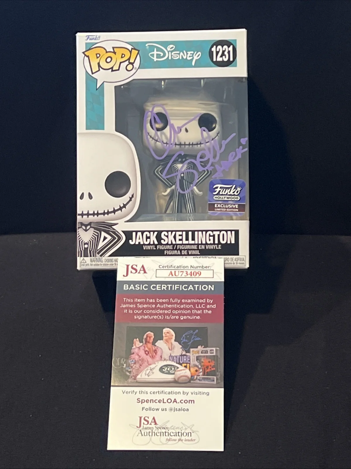 Chris Sarandon — Chris Sarandon Signed Autograph Funko Exclusive Jack Skellington JSA Authentic, image 3