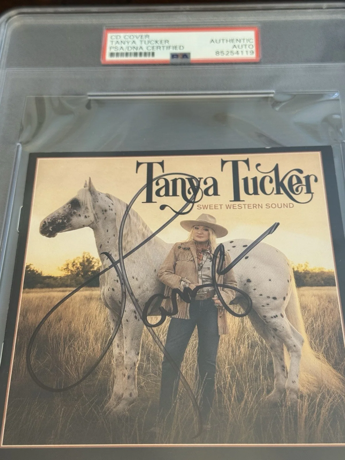 Tanya Tucker Signed cd Booklet PSA!!, image 2