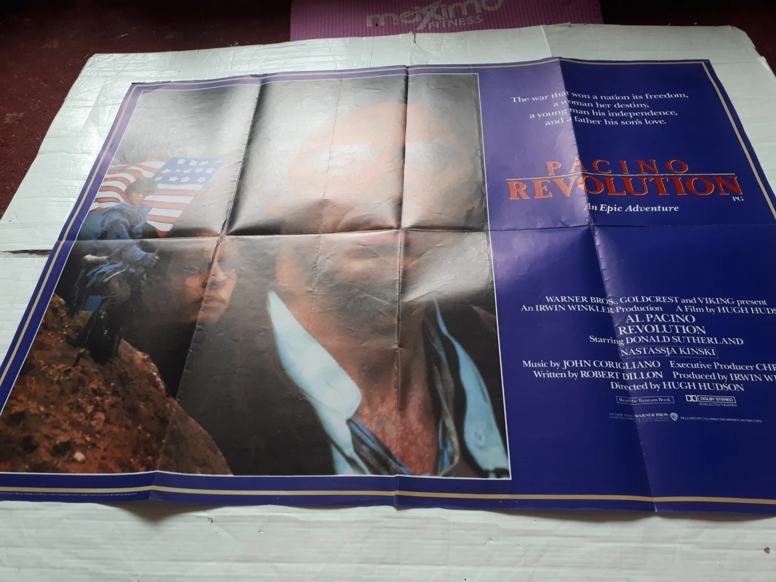 revolution 1985 ORIGINAL Poster UK Quad 30x40" 1980s al pacino, image 5