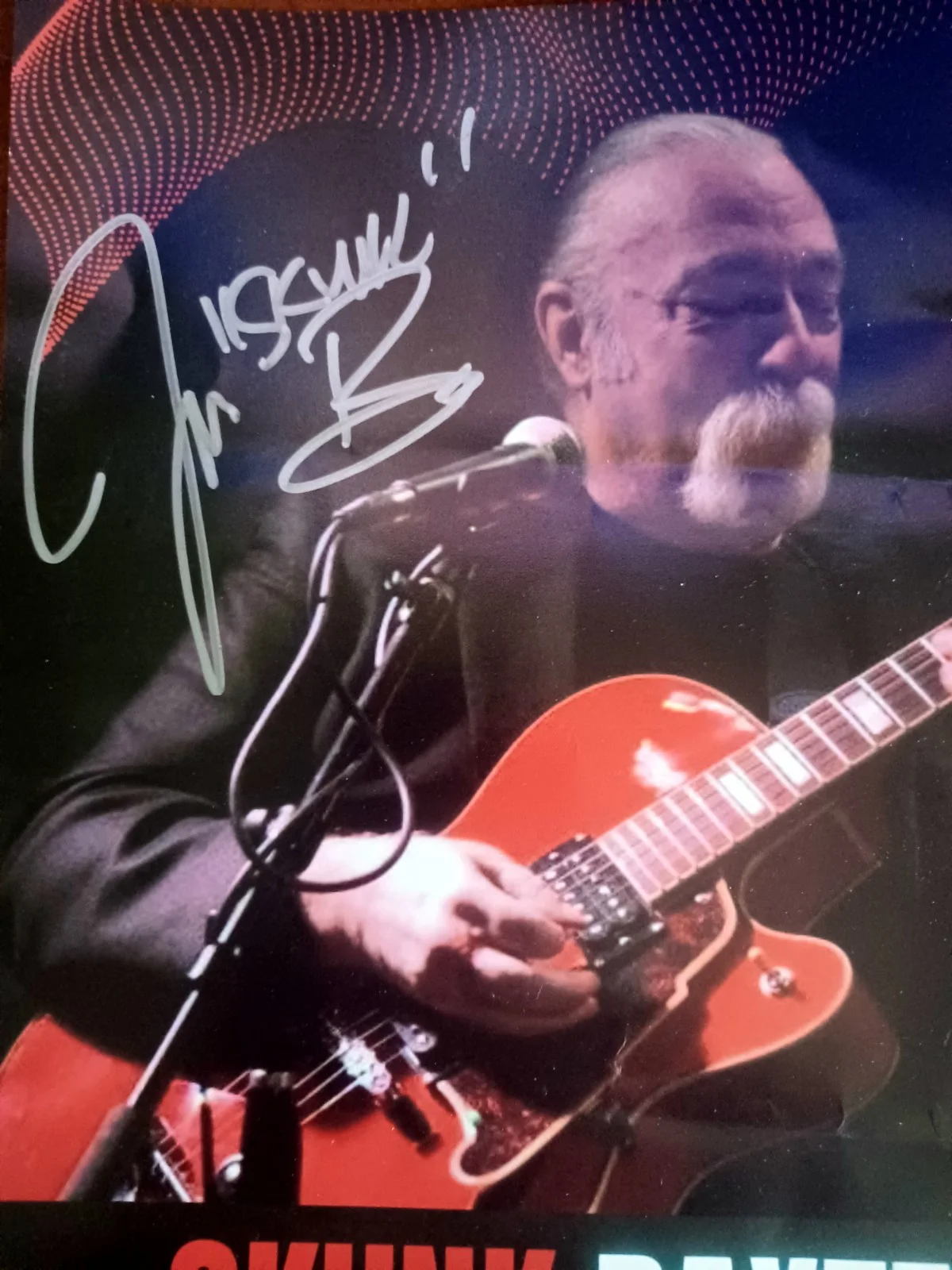 Jeff Skunk Baxter signed 10×8 Poster., image 2