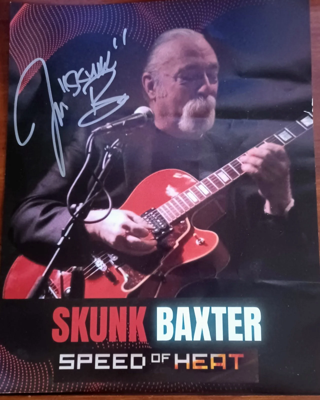 Jeff Skunk Baxter signed 10×8 Poster., image 3