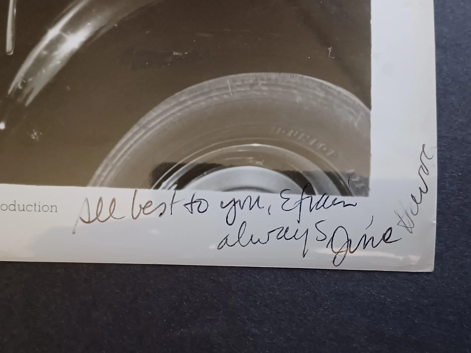 June Havoc (d. 2010) Signed 8x10 Photo - Follow the Sun, image 2