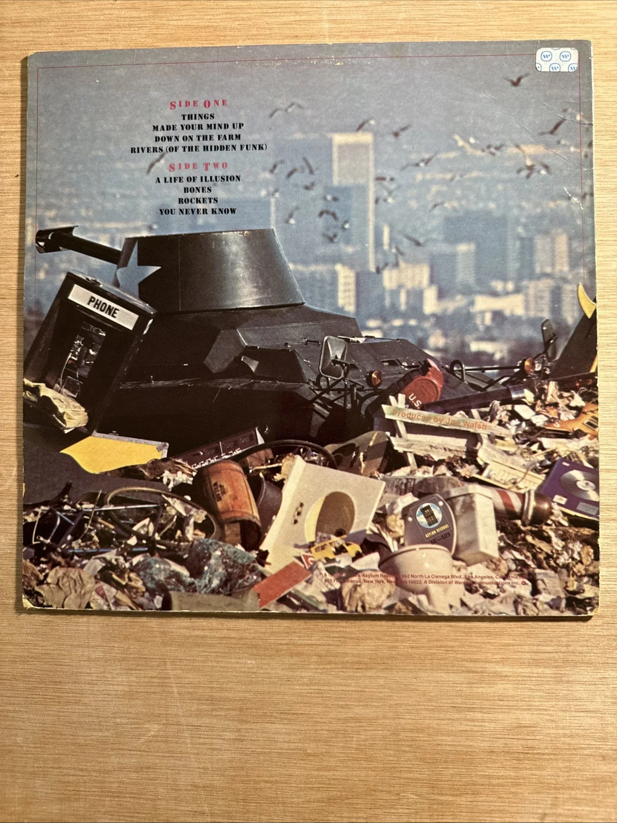Framed And signed Joe Walsh Neighborhood Vinyl Album LP COA#108003, изображение 3