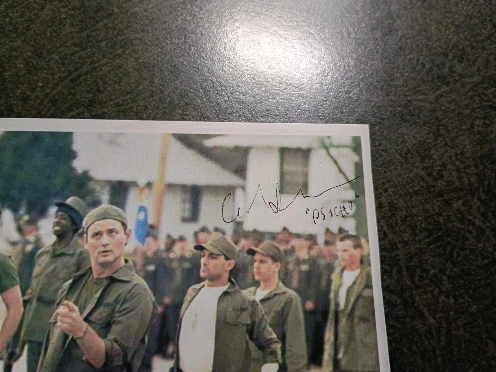 CONRAD DUNN As PSYCHO — CONRAD DUNN As PSYCHO 2 Hand Signed Autograph 4X6 Photo S -ACTOR - STRIPES, изображение 3