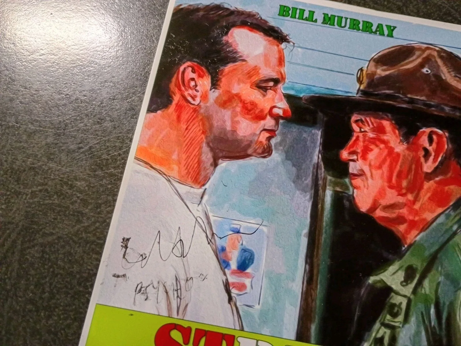 CONRAD DUNN As PSYCHO — CONRAD DUNN As PSYCHO 2 Hand Signed Autograph 4X6 Photo S -ACTOR - STRIPES, изображение 5