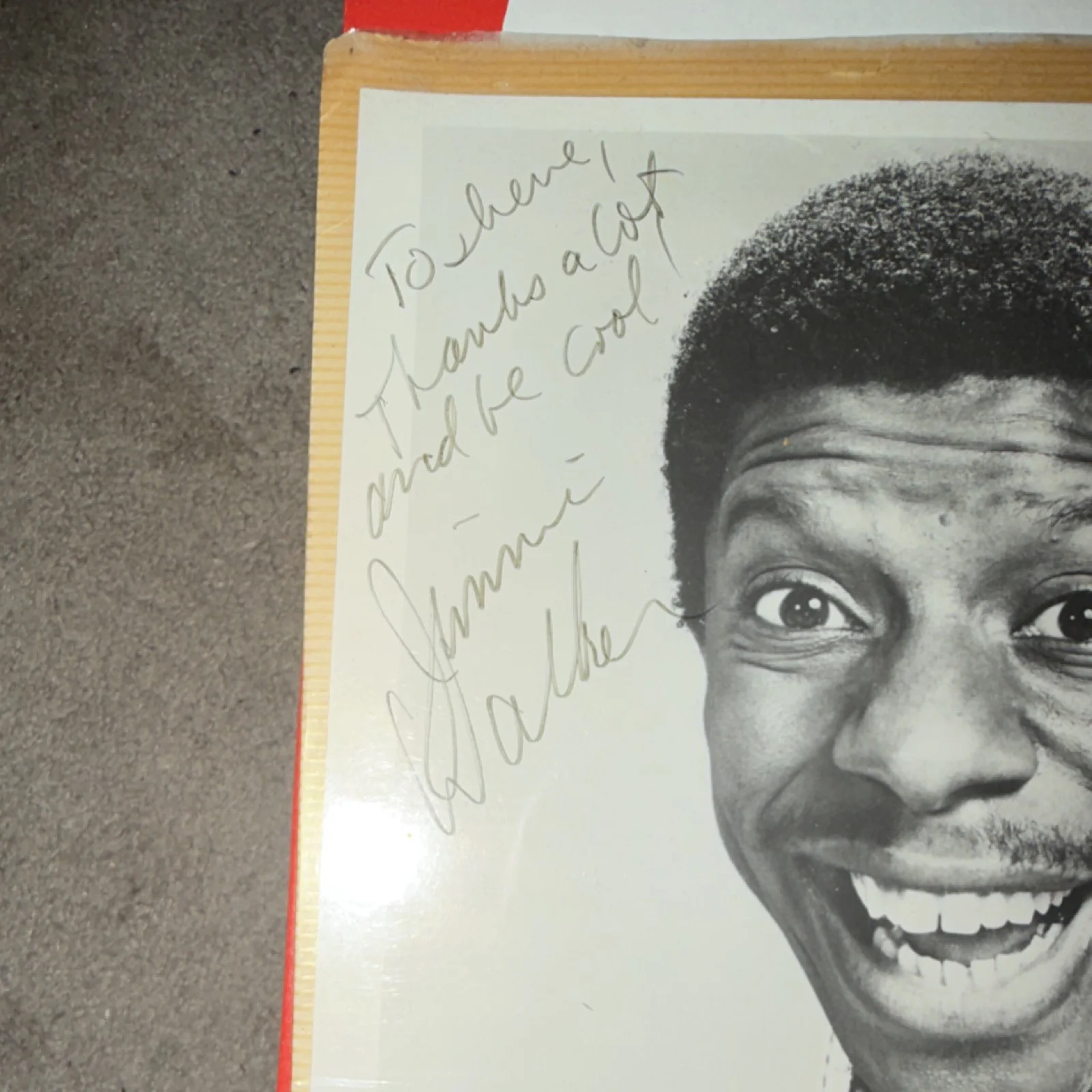 Jimmie Walker — Authentic Jimmie Walker Autographed Original Television Photo, image 2