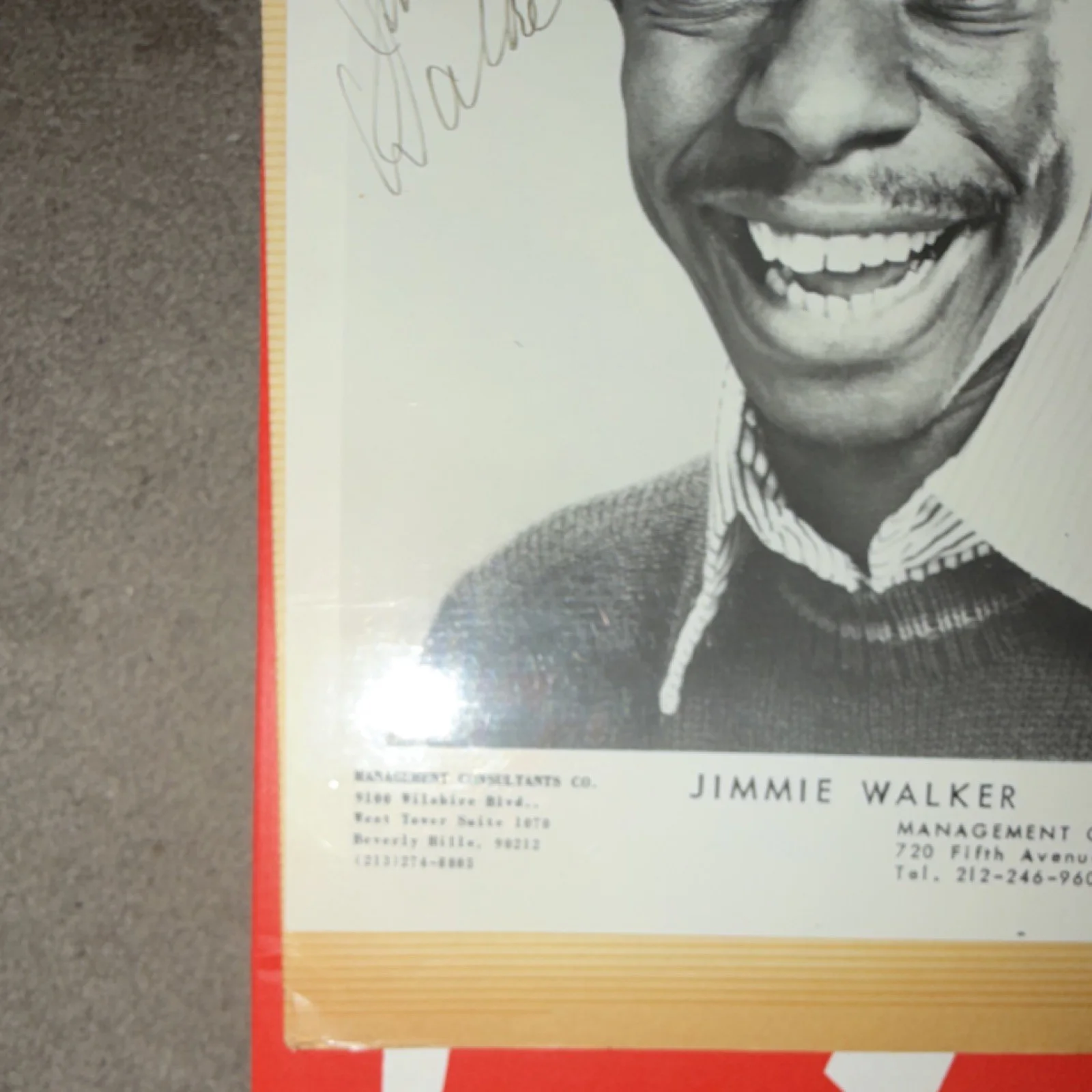 Jimmie Walker — Authentic Jimmie Walker Autographed Original Television Photo, image 4