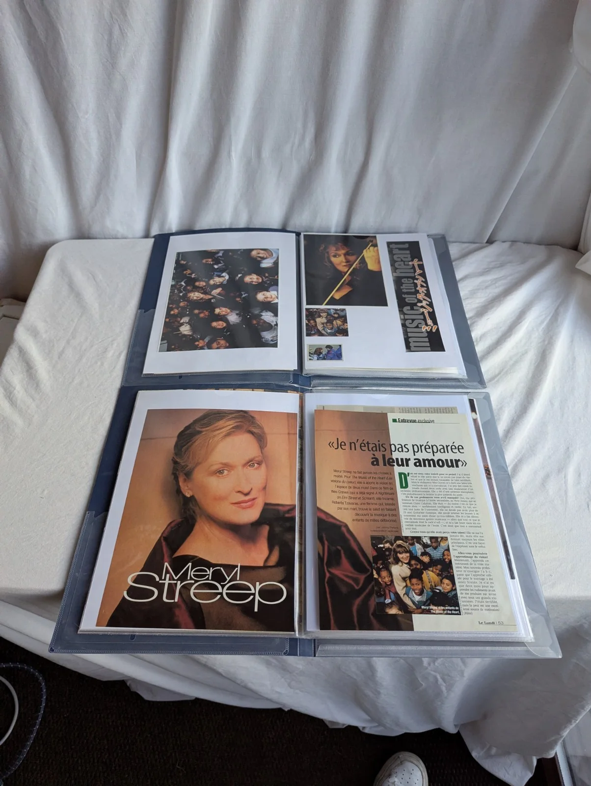 Music of the Heart Film Memorabilia Archive Meryl Streep Photos Articles Rare, изображение 2