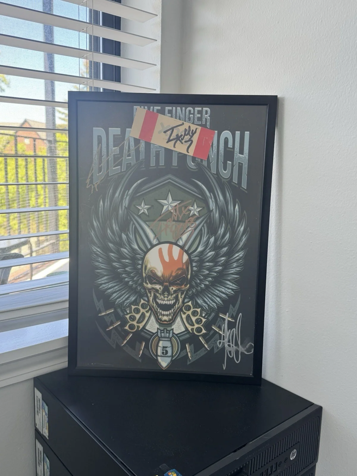 Five Finger Death Punch (FFDP) Signed Poster 2018 Tour - VIP, image 5