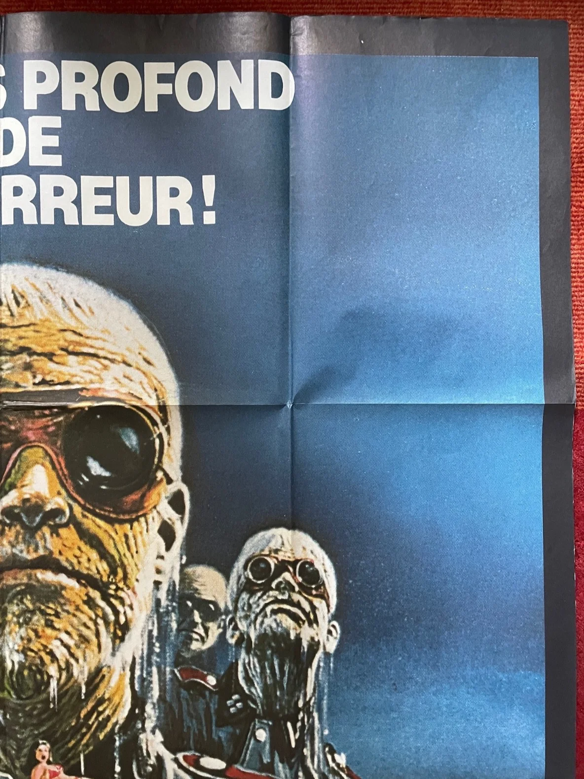 SHOCK WAVES (1977) Original French Horror Movie Poster, изображение 3