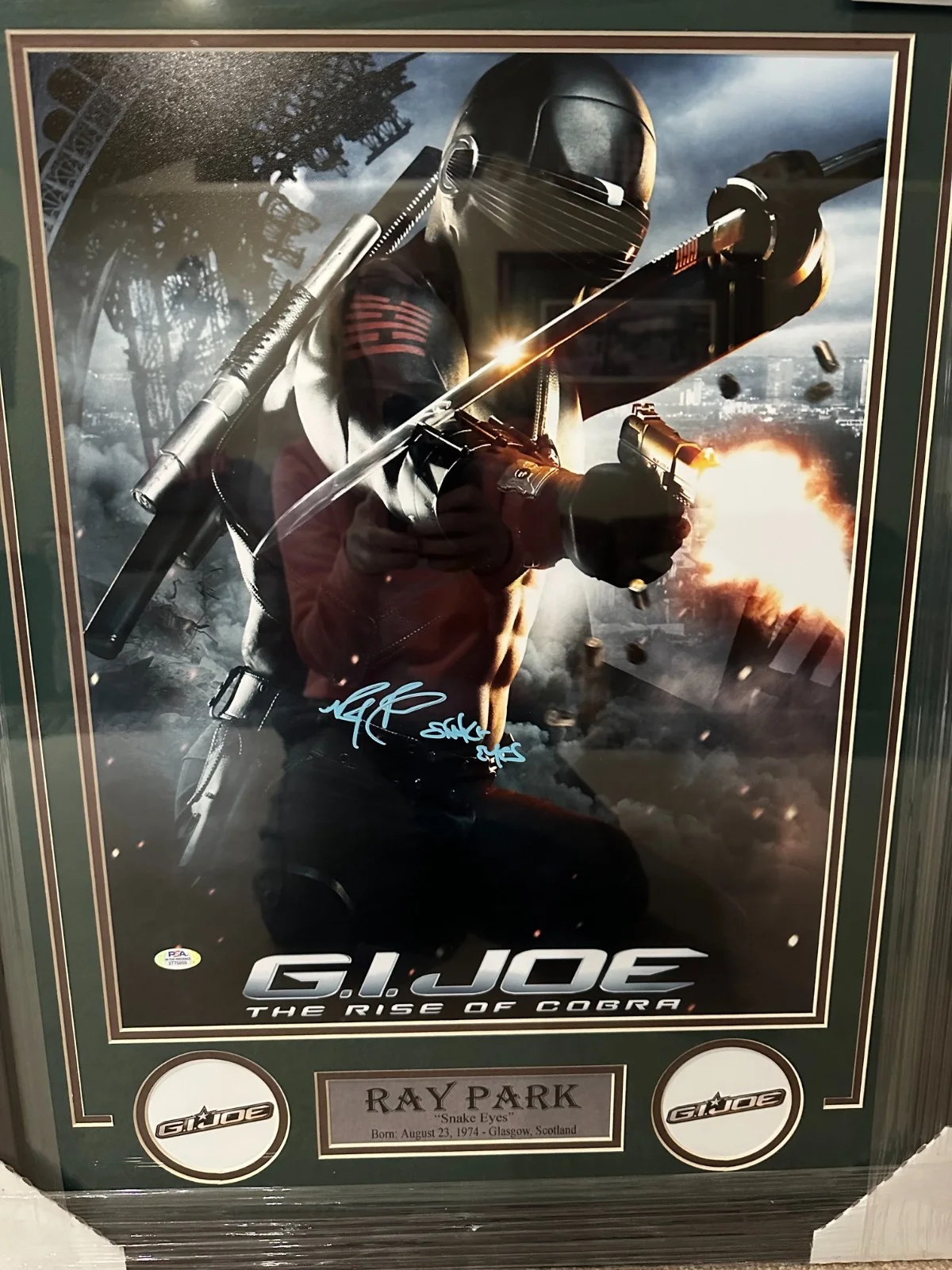 Ray Park — G.I. Joe the rise of the cobra autographed photo by Ray Park With C O A, изображение 4