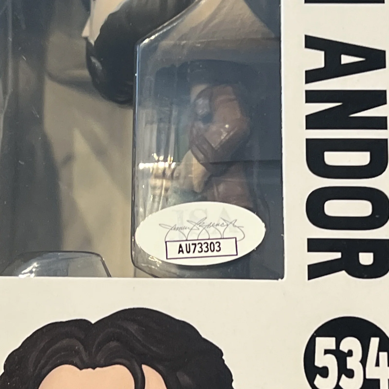 Diego Luna — Diego Luna autógrafo assinado Funko Pop #534 Star Wars Cassian Andor JSA autêntico, изображение 4