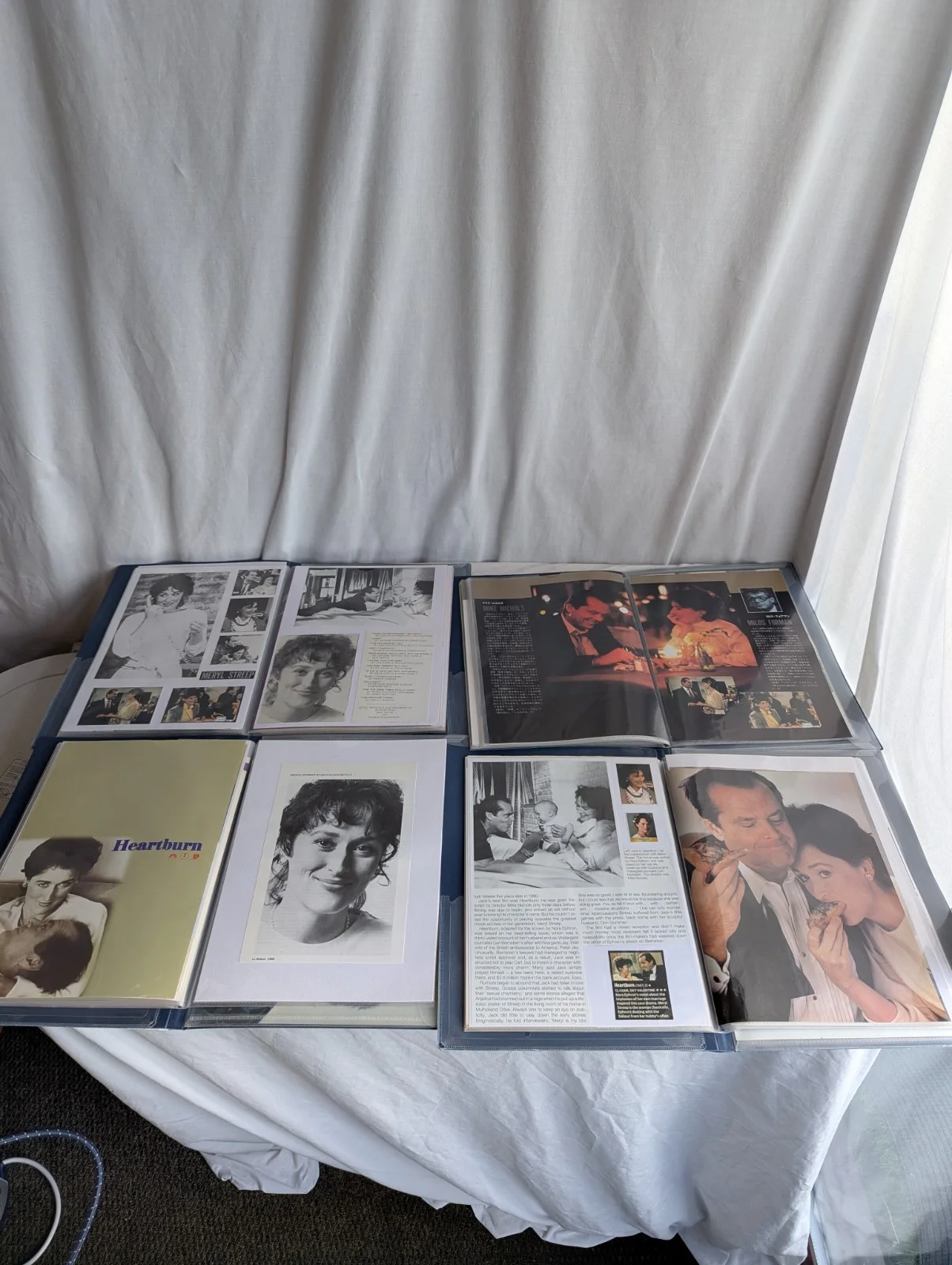 Heartburn Memorabilia Archive Meryl Streep Photos & Articles Rare Jack Nicholson, изображение 3
