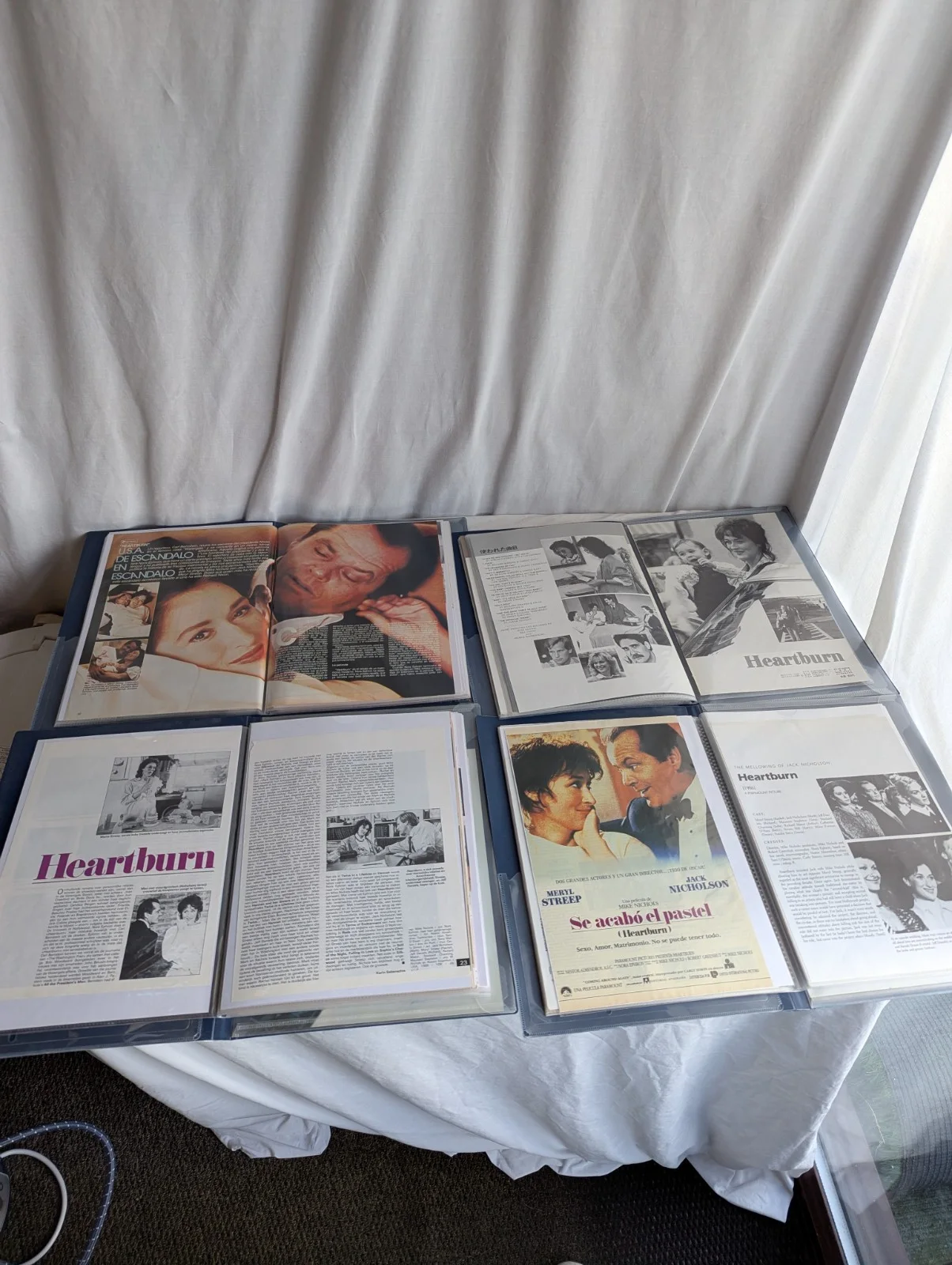 Heartburn Memorabilia Archive Meryl Streep Photos & Articles Rare Jack Nicholson, изображение 4