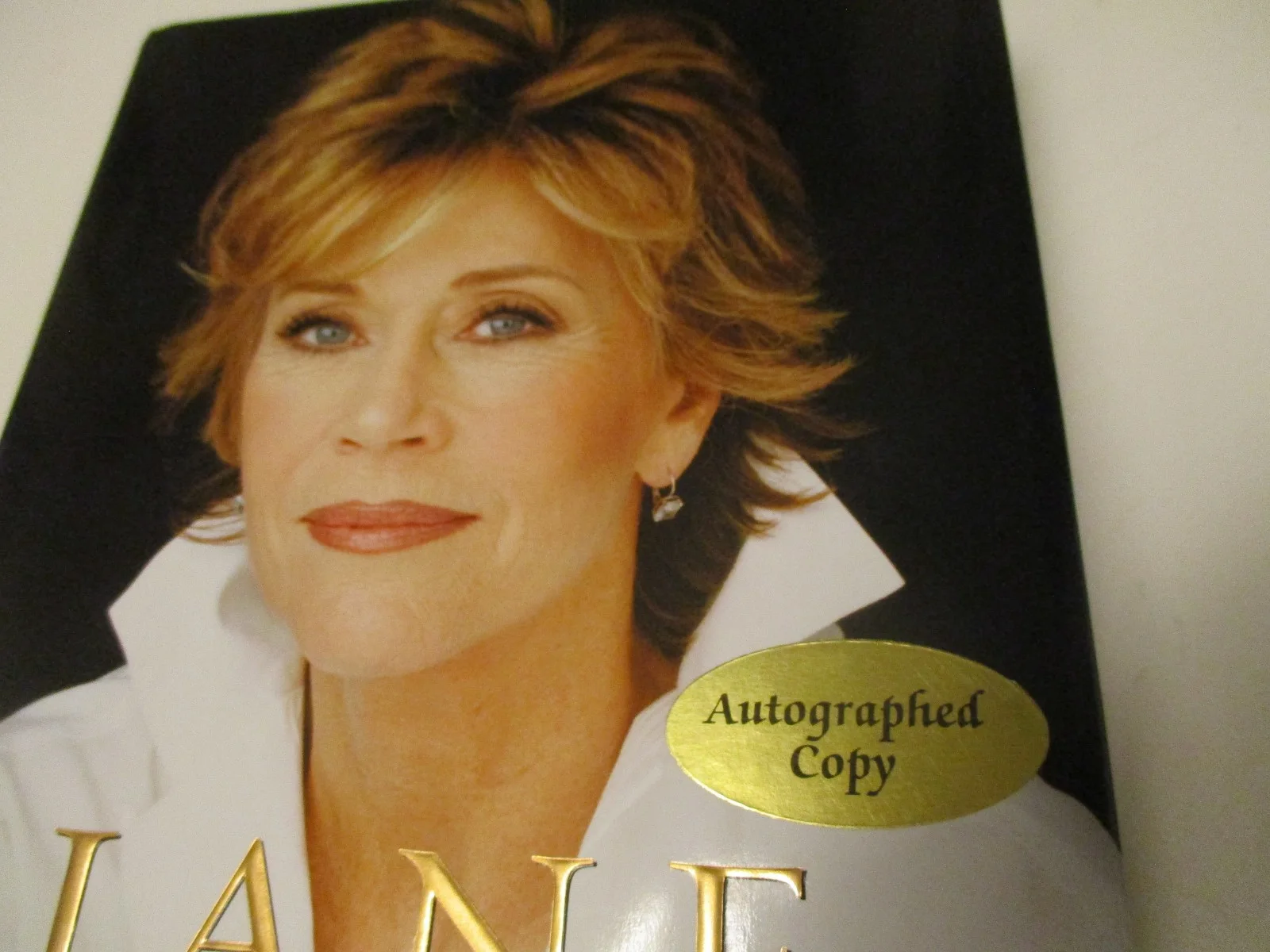 Jane Fonda Random House Autographed Book 1st Edition, image 3