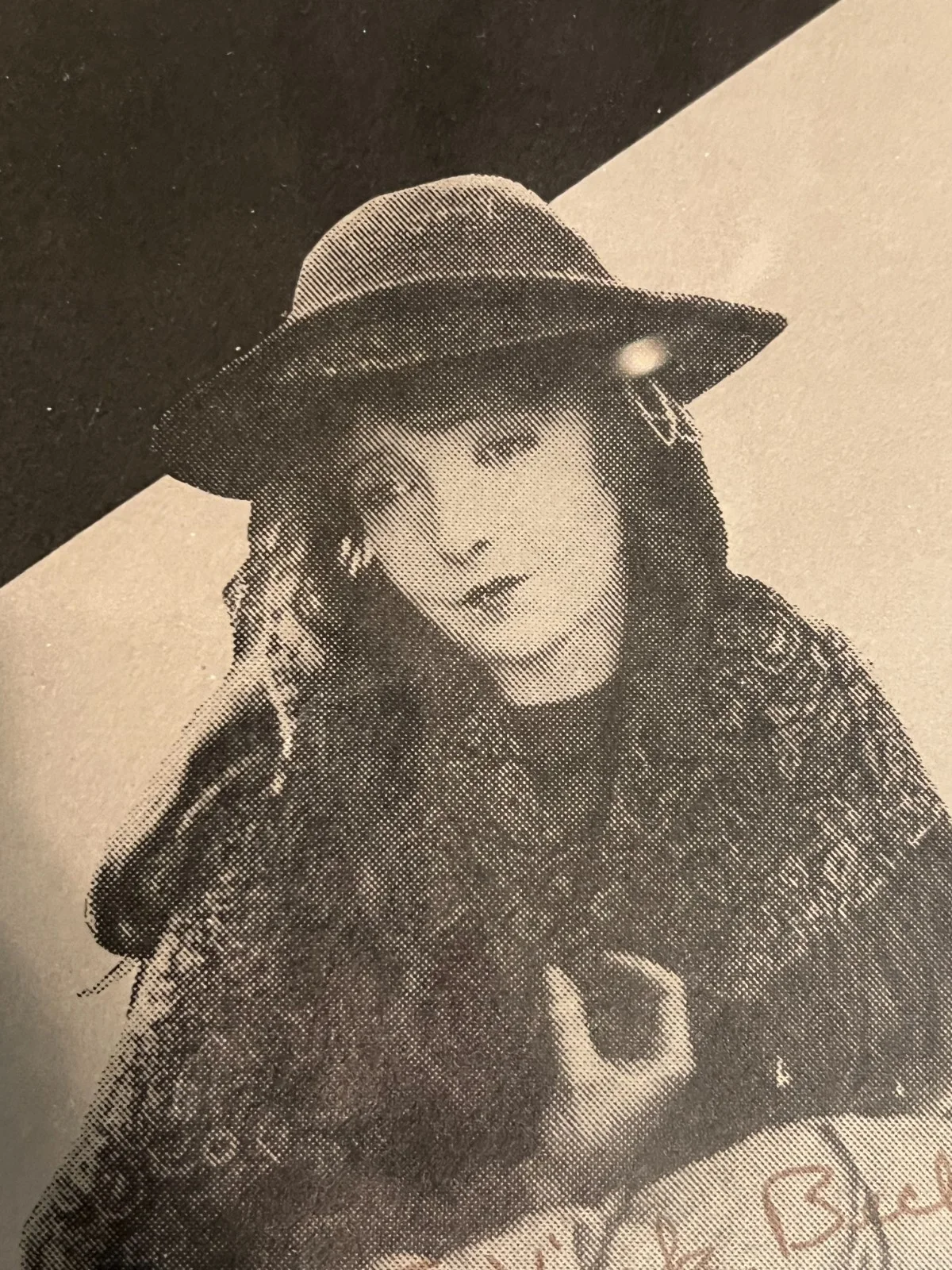Lillian Gish — VINTAGE FILMEX LILIAN GISH SIGNED INSCRIBED SILENT FILM PHOTO PRINT FRAMED