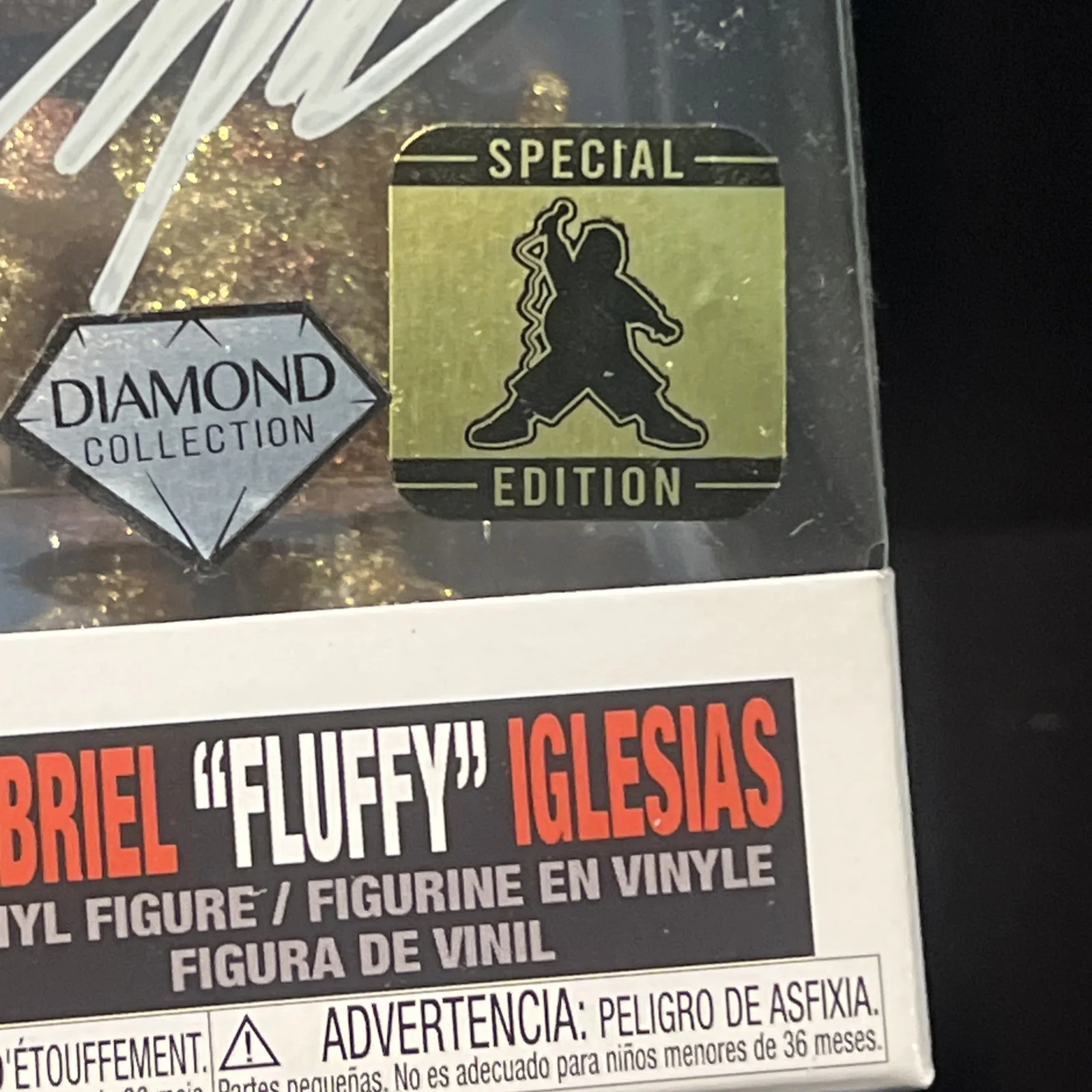 Gabriel Iglesias — Gabriel Iglesias Fluffy Funko Pop Gold Diamond Limited /1,000 SIGNED, изображение 4