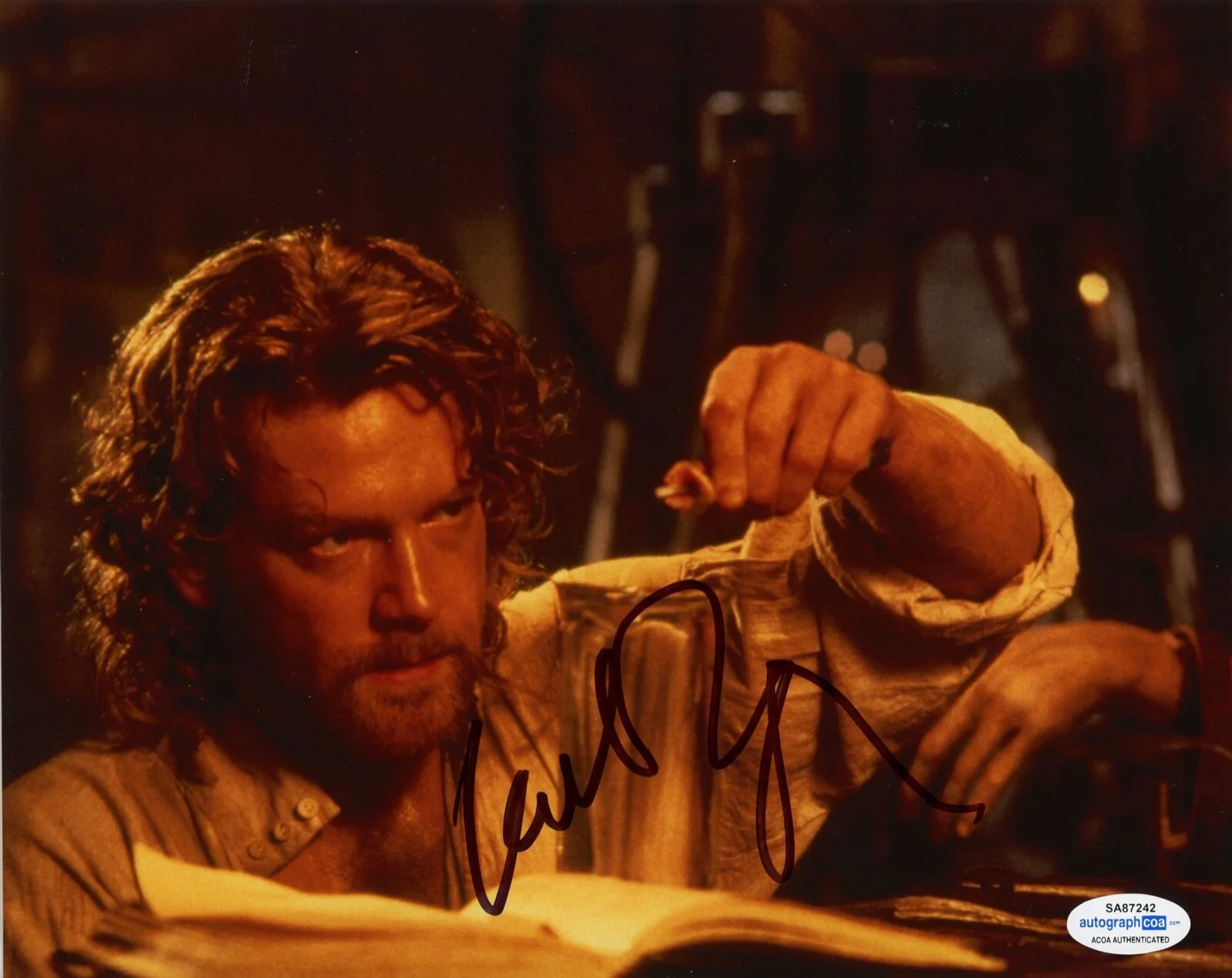 KENNETH BRANAGH — Kenneth Branagh signed "FRANKENSTEIN" 8x10 Photo L PROOF Victor ACOA COA, image 3