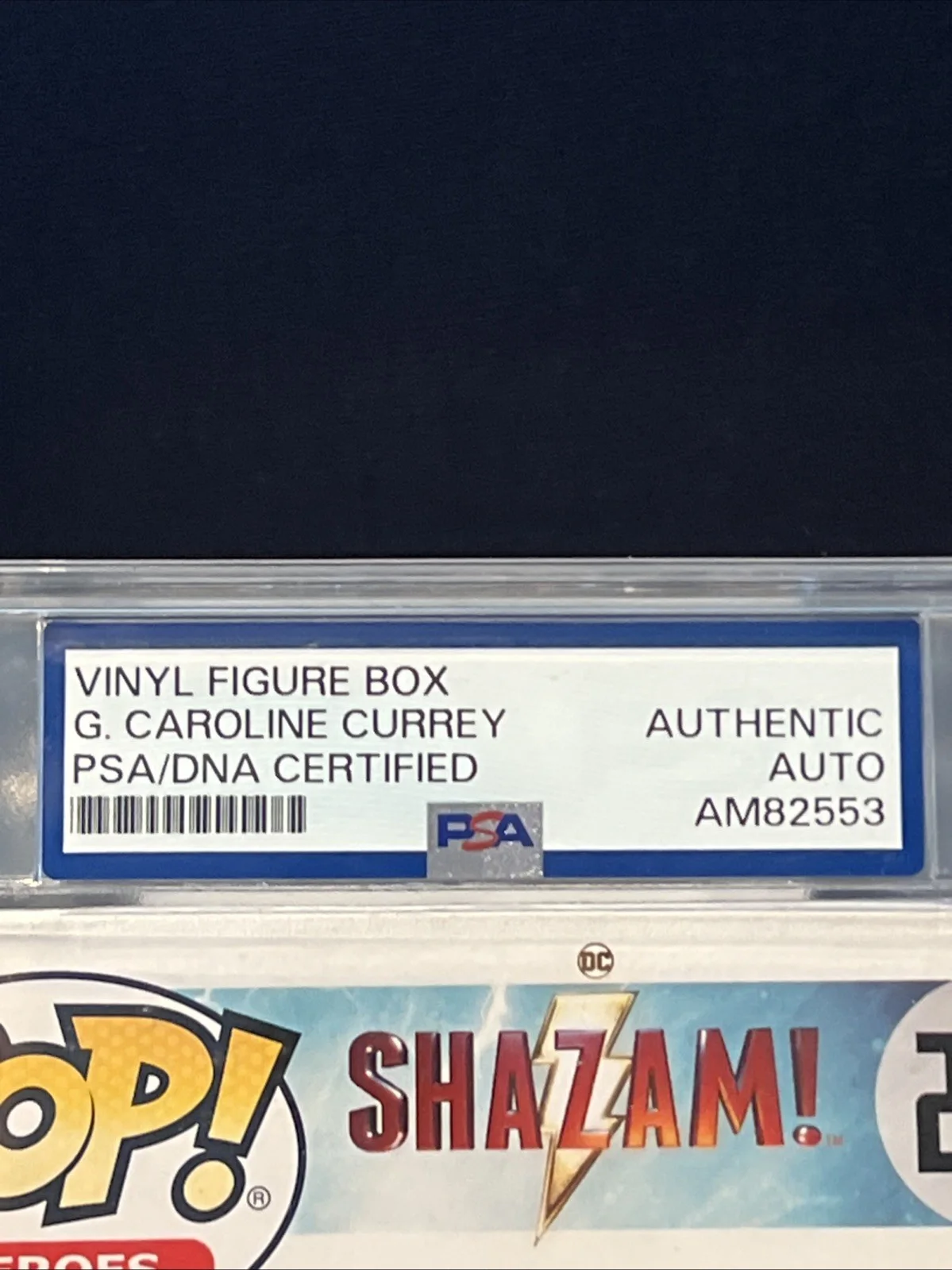 Grace Caroline Currey — Grace Caroline Currey Signed Autograph Mary Shazam! Funko Slabbed PSA SWAU, изображение 3