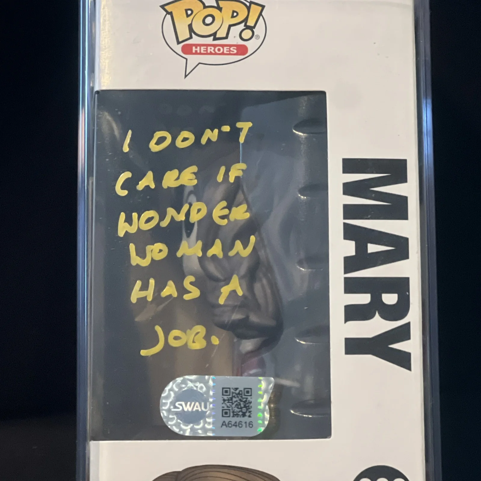 Grace Caroline Currey — Grace Caroline Currey Signed Autograph Mary Shazam! Funko Slabbed PSA SWAU, изображение 4