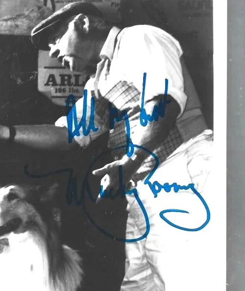 Original Hand Signed Mickey Rooney autograph on 8 x 10 photo, image 2