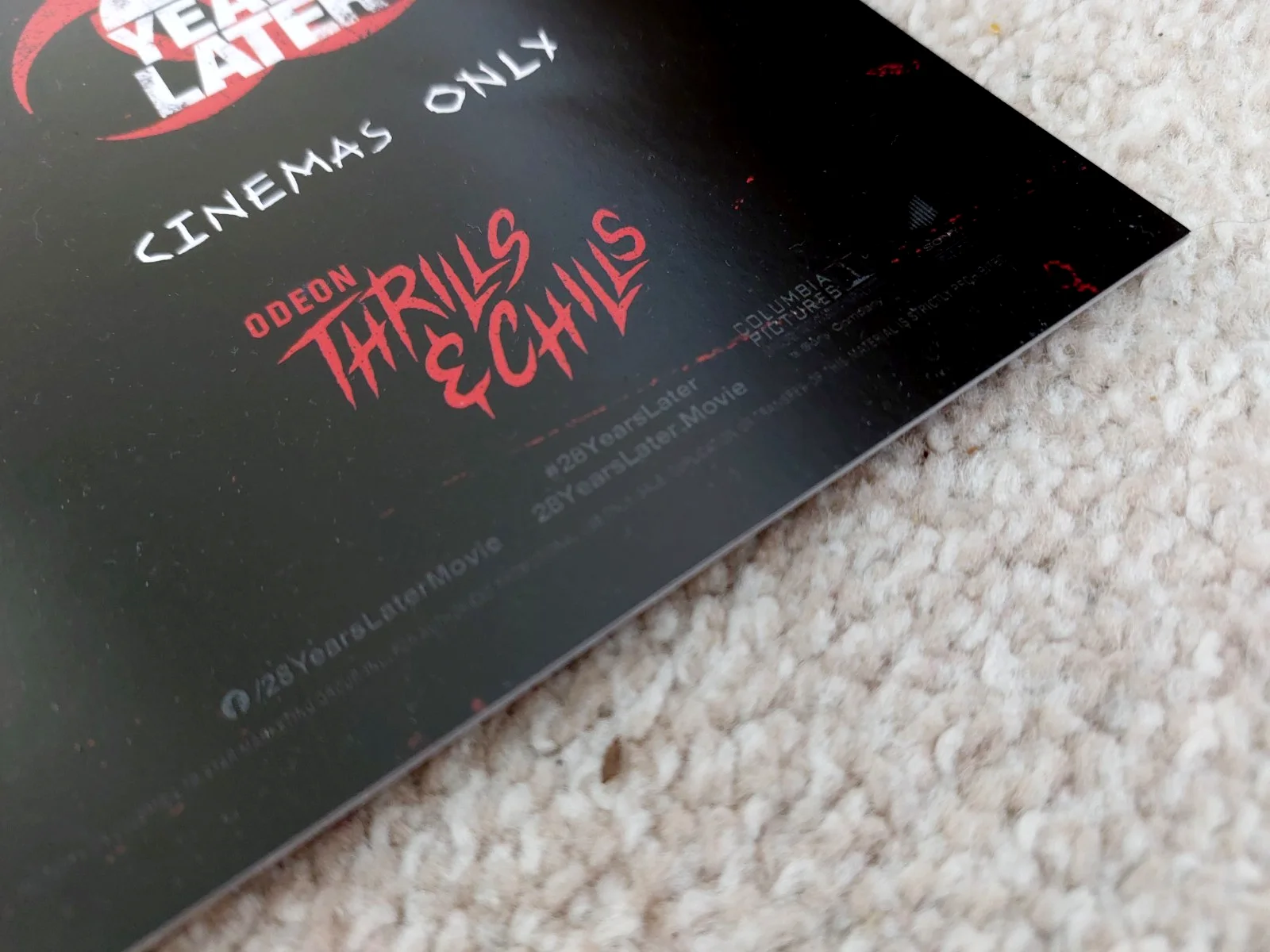 28 YEARS LATER limited edition UK movie poster from 2025, изображение 2