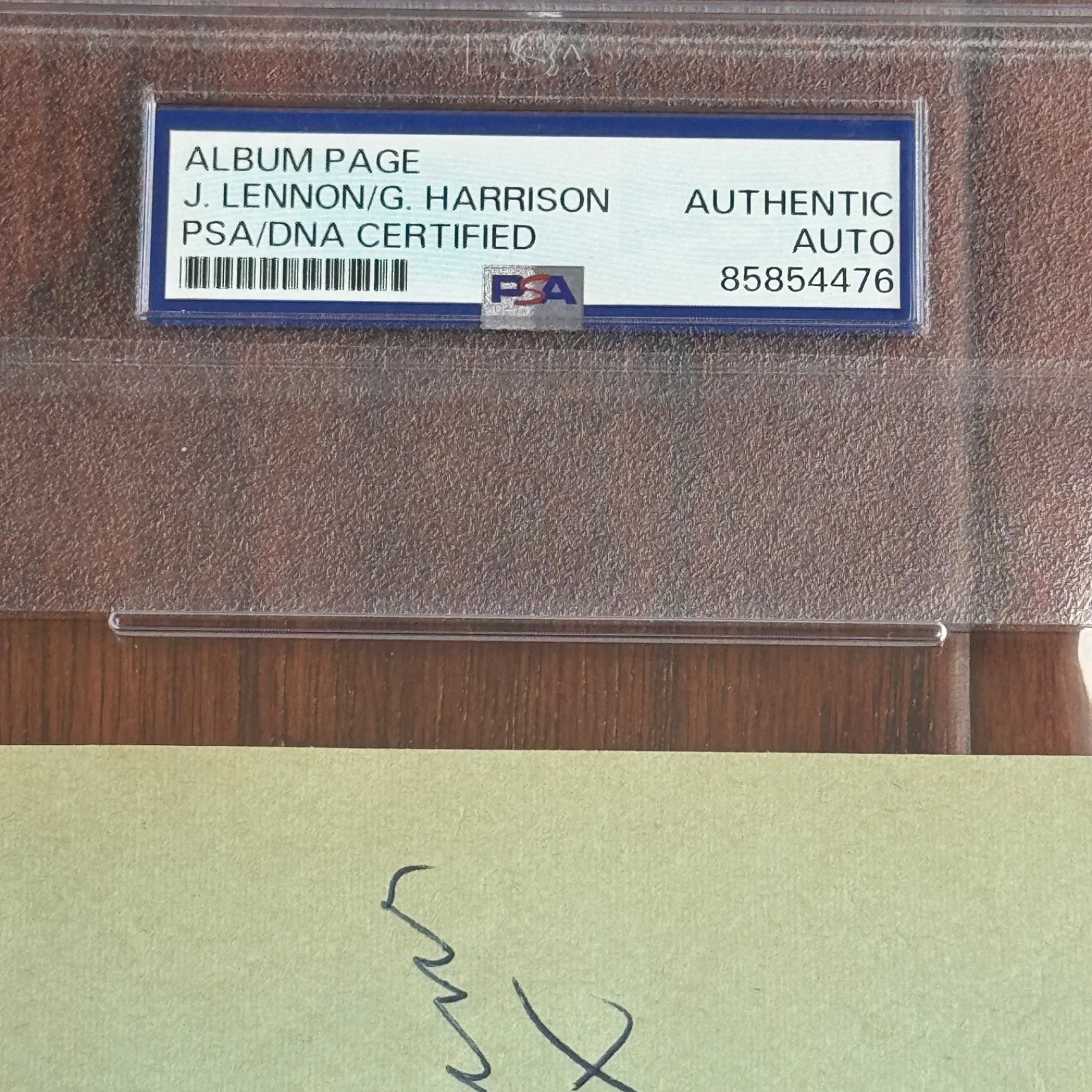 BEATLES Autograph Full Set JOHN LENNON PAUL McCARTNEY HARRISON STARR Signed PSA, image 4