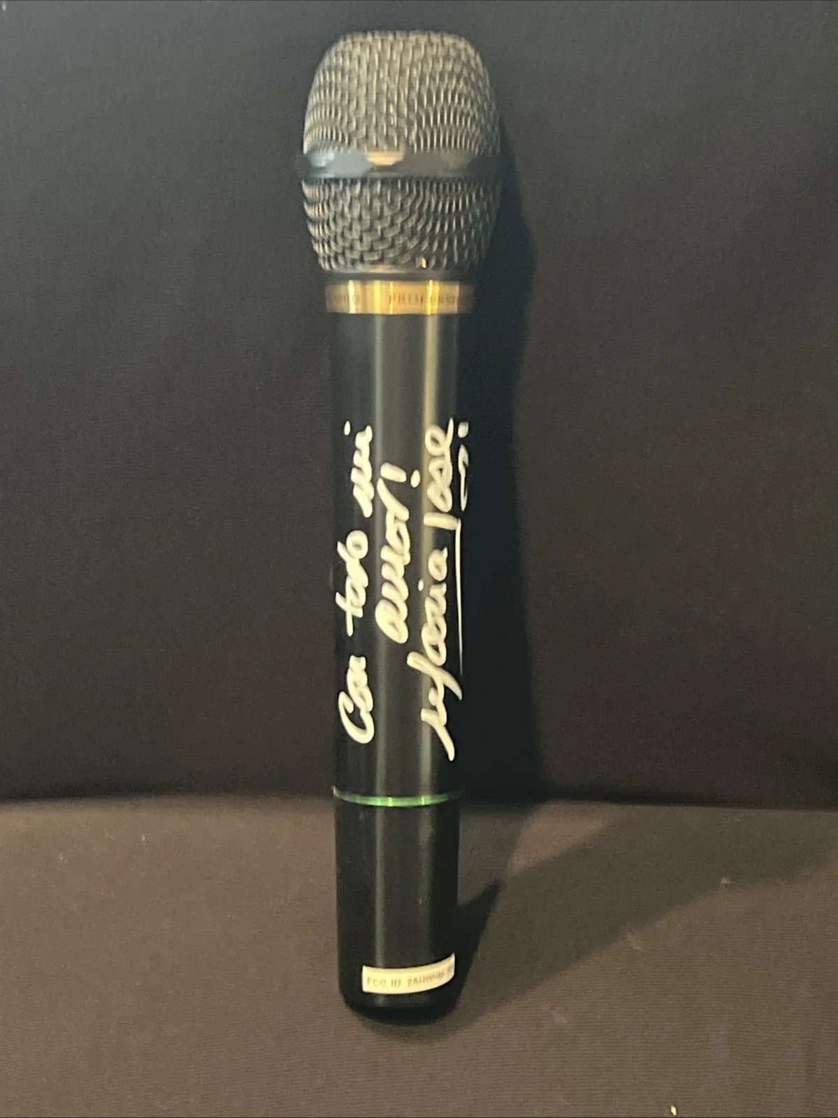 Maria Jose ( LA JOSA ) Pop Singer Signed Autograph Microphone PSA/DNA, image 4