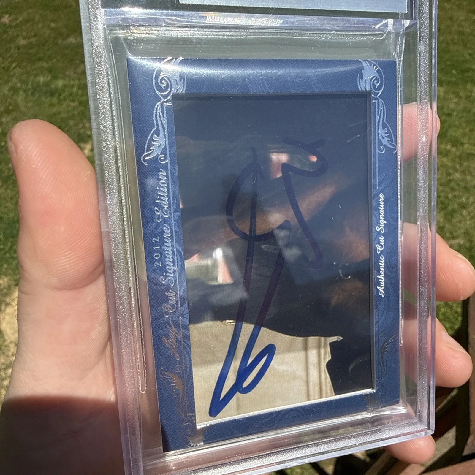 Robin Williams — 2010 Leaf Robin Williams And Ben Stiller Night At The Museum Cut Autographs BGS, изображение 3